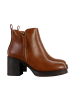 Divine Factory Stiefeletten mit Reißverschluss Braun