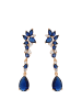faina Women Earrings in Rose Gold Navy