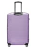 Hauptstadtkoffer Mitte - Kofferset 3 Trolleys Erweiterung Hartschale Gepäck-Set in Flieder