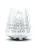 Mr. & Mrs. Panda Whiskeyglas Pinguin Diät mit Spruch in Transparent