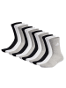 adidas Socken 12er Pack in Schwarz/Grau/Weiß
