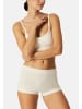 Schiesser Short Slip Unique Cotton in Off-white / schwarz