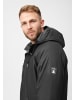 Derbe Winterjacke Trekholm in jet black/lava smoke