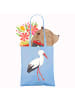 Mr. & Mrs. Panda Leinentasche Storch ohne Spruch in Sky Blue
