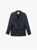KOTON ANZUGSJACKE in Marineblau Karomuster