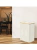 relaxdays Pfandflaschen Sammelbehälter In Beige – 160 l