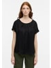Eterna Kurzarmbluse für Damen in schwarz