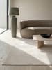 KADIMA DESIGN Teppich Kurzflor Geometrisch rutschhemmend pflegeleicht Wohnzimmer in Creme