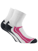 Rohner Socken 2er Pack in Weiß/Pink