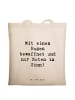 Mr. & Mrs. Panda Tote Bag Spruch ViolonZeichenllo Magie mit Spruch in Creme