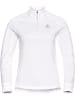 Odlo Longsleeve "Midlayer 1/2 Zip Berra" in Weiß