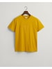 Gant T-Shirt in dark mustard yellow