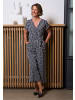 Betty Barclay Jumpsuit mit Eingrifftaschen in Dunkelblau/Weiß