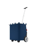 Reisenthel carrycruiser - Einkaufstrolley 47.5 cm (twist maroon) in dark blue
