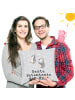 Mr. & Mrs. Panda 40 x 40 Kissen Pinguin Beste Erfindungante der Wel... in Grau Pastell