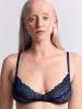Erlich Textil  FLUID LACE BÜGELLOSER BH in mitternachtblau