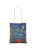 Mr. & Mrs. Panda Shopper Bag Die Welt ist voller Magie mit Spruch in Bunt