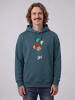 wat? Apparel Sweatshirt Balloon Spaceman in Petrol