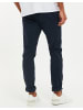 Threadbare Chinohose THB Trouser Chino Stretch Marley in blau-schwarz