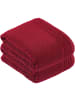 Vossen 2er Pack Badetuch in rubin