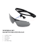 YEAZ SUNUP Magnet-Sport-Sonnenbrille in mattschwarz
