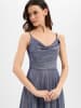 Marie Lund Abendkleid in indigo silber - 0001
