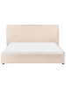 Beliani Wasserbett LAVAUR in Beige - (W) 183 x (H) 100 x (L) 220 cm