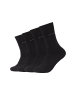 camano Socken 4er Pack ca-soft in Schwarz