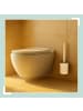 relaxdays Toilettenbürste in Weiß - (B)9 x (H)40,5 x (T)10 cm