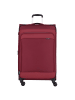 D&N Travel Line 9504 4 Rollen Trolley L 76 cm mit Dehnfalte dark red