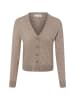 Marie Lund Strickjacke in taupe - 0002