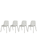 home24 Gartenstuhl Silivi 4er-Set in Beige