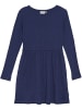 Minymo Kinder-Midikleid "Dress LS Rib-Girl" in Blau