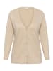 KAFFE curve Strickjacke KCfarsia Regular fit in Feather Gray Melange
