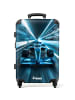 NoBoringSuitCases Suitcase Futuristisches Rennwagen-Design mit blauen