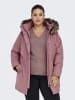 ONLY Carmakoma Langer Parka in Rose Brown