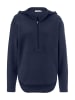 Hessnatur Fleece-Hoodie in dunkelblau