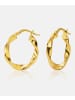 Diamant L'éternel Ohrringe aus 585 Gelbgold
