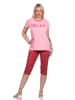 NORMANN Capri Pyjama Schlafanzug "RELAX" - 74832 in rosa