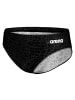 Arena Snakeskin Swim Brief in Schwarz