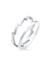 Elli Ring 925 Sterling Silber Ring Set, Geo in Silber