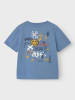 name it T-Shirt mit Print "Cool World" in Blau
