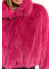 faina Faux Fur Blouson in Pink