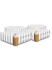 Ritzenhoff & Breker 120er Set Latte Macchiato / Glühwein Gläser Marco 270 ml transparent in transparent