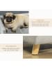 Pawhut Hundesofa Dunkelgrau 64B x 45T x 36H cm