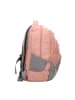 travelite Basic Rucksack 45 cm Laptopfach in rosa-grau