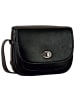 Leonhard Heyden Nizza Umhängetasche Leder 20 cm schwarz
