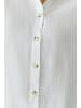 Oui Leinenbluse in optic white