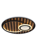 Globo lighting Deckenleuchte "WOODY" in black