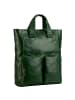 Leonhard Heyden Porto Business-Rucksack Leder 40 cm flaschengrün
